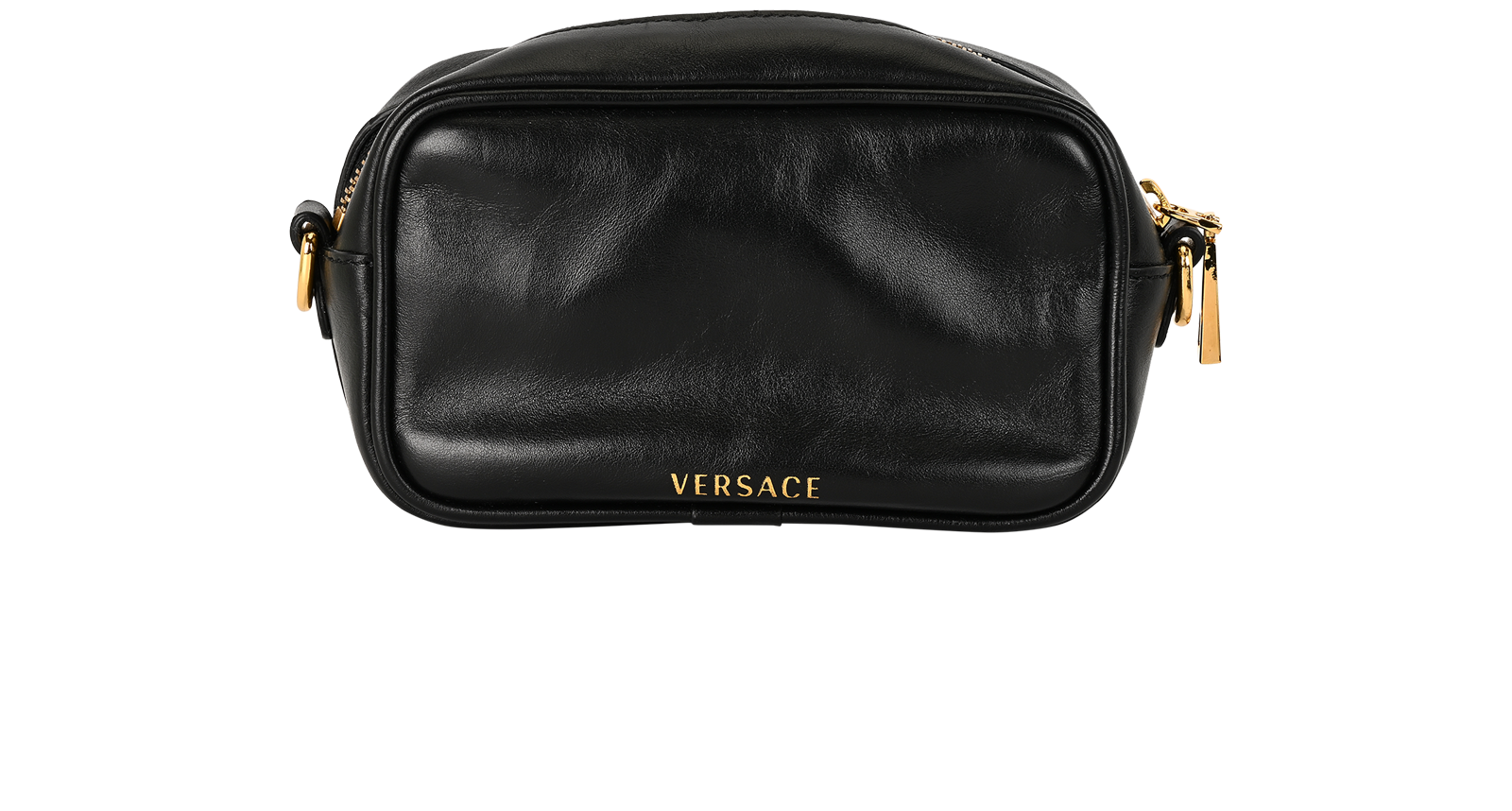 Camera Bag, &pound;350, Handbags, Black, Leather, Back view